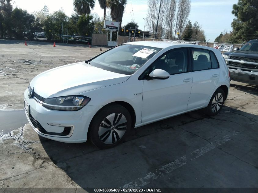 2019 VOLKSWAGEN E-GOLF SE WVWKR7AU0KW903192