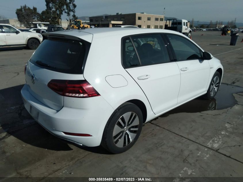 2019 VOLKSWAGEN E-GOLF SE WVWKR7AU0KW903192
