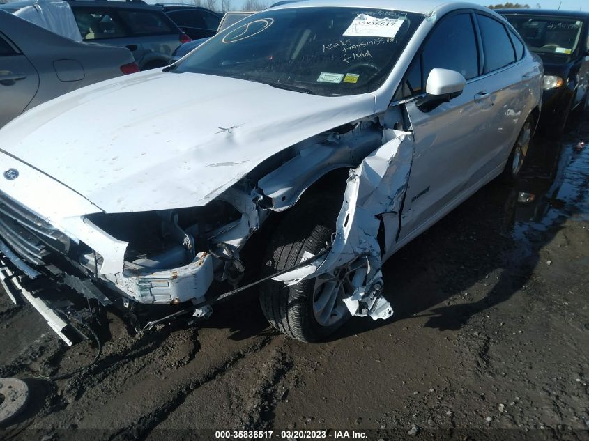 2019 FORD FUSION HYBRID SE - 3FA6P0LU5KR256812