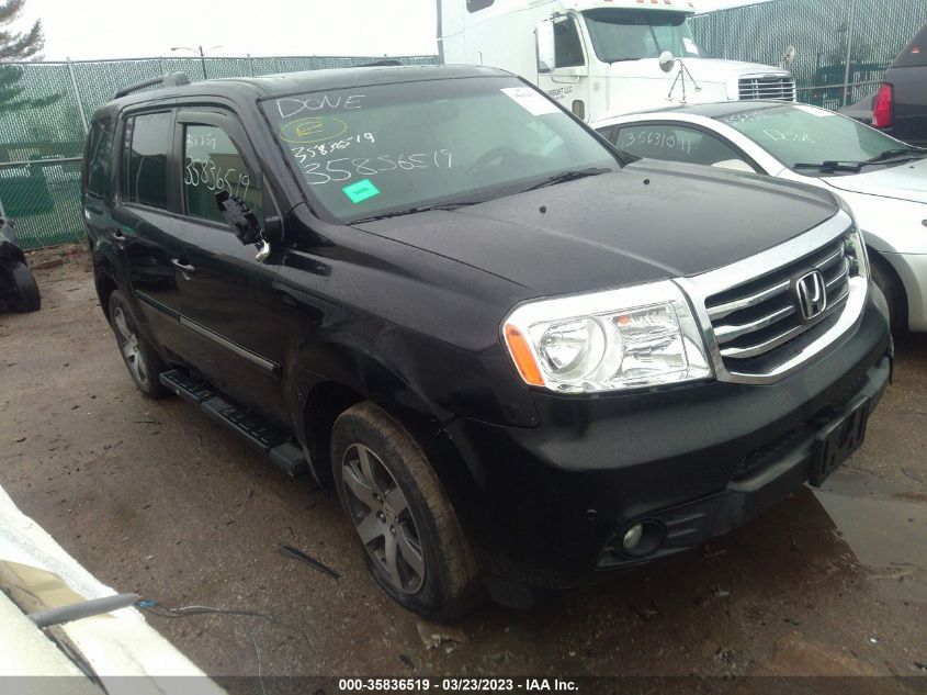 2013 HONDA PILOT TOURING - 5FNYF3H95DB014358