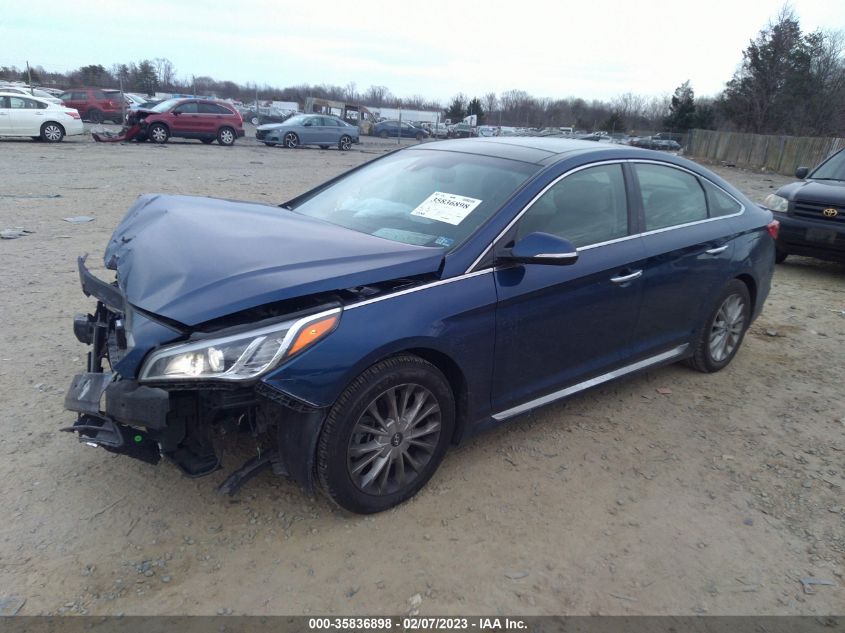 2015 HYUNDAI SONATA 2.4L LIMITED - 5NPE34AF8FH013212