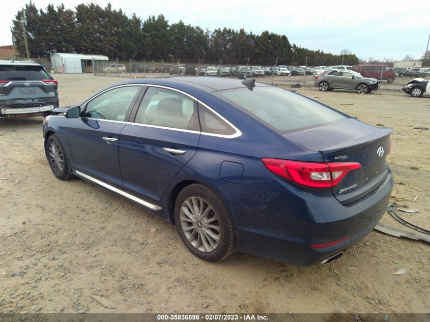 2015 HYUNDAI SONATA 2.4L LIMITED - 5NPE34AF8FH013212