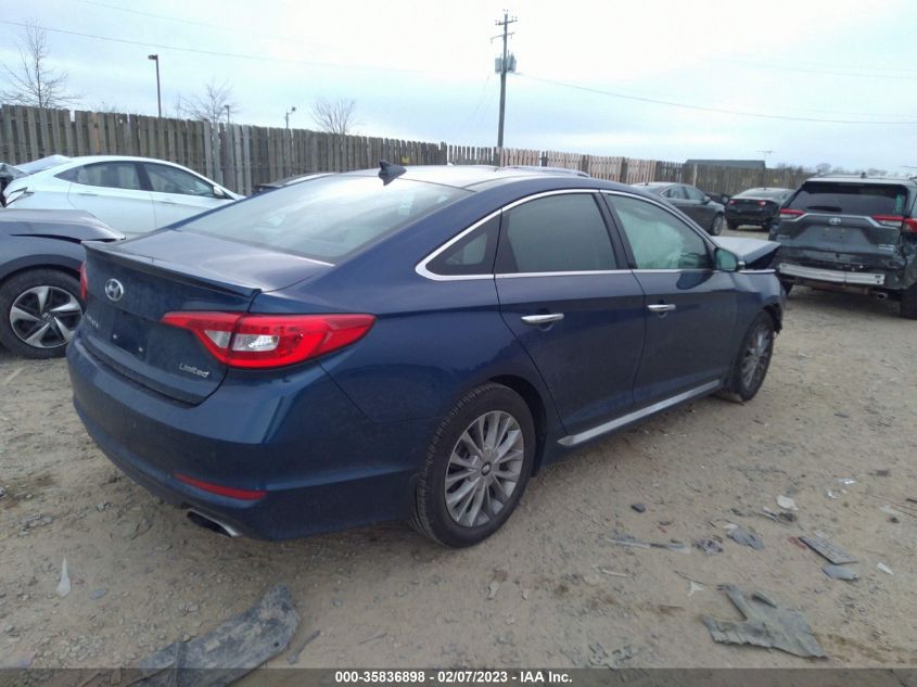 2015 HYUNDAI SONATA 2.4L LIMITED - 5NPE34AF8FH013212