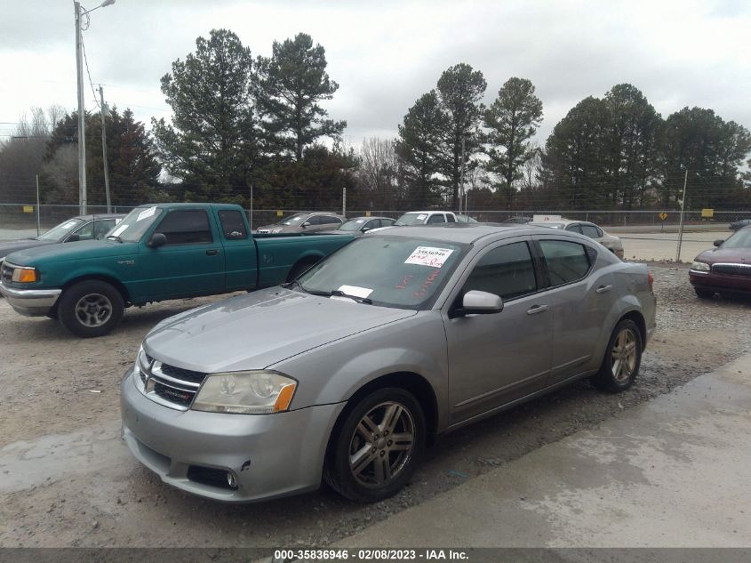 2013 DODGE AVENGER SXT 1C3CDZCB0DN590927