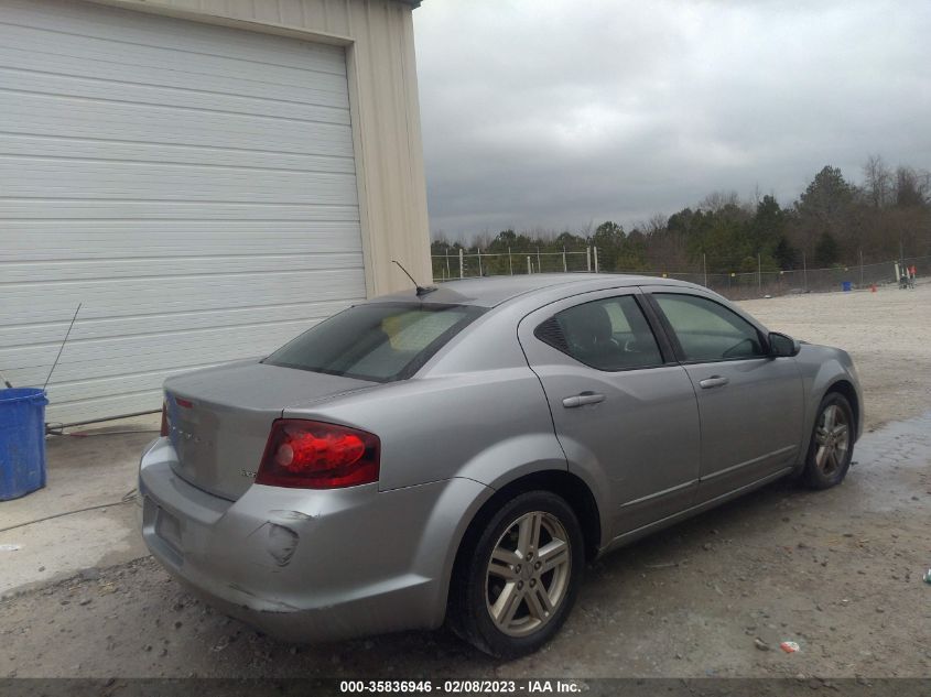 2013 DODGE AVENGER SXT 1C3CDZCB0DN590927