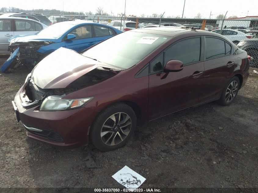2013 HONDA CIVIC SDN EX 19XFB2F83DE077083