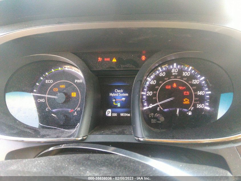 2015 TOYOTA AVALON HYBRID LIMITED 4T1BD1EB7FU036553