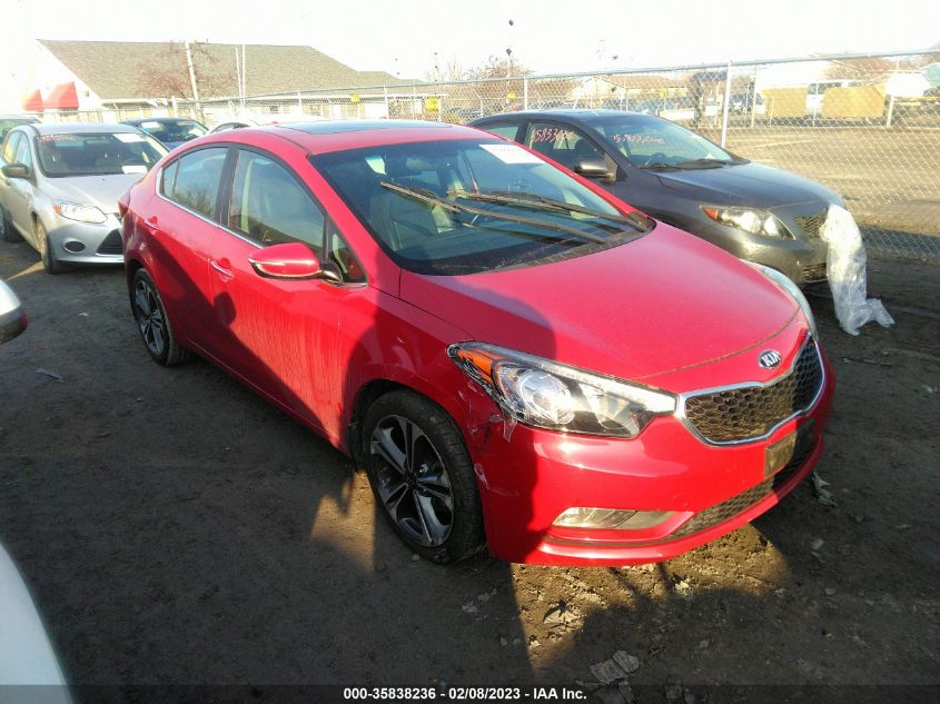 2014 KIA FORTE EX - KNAFZ4A84E5103442