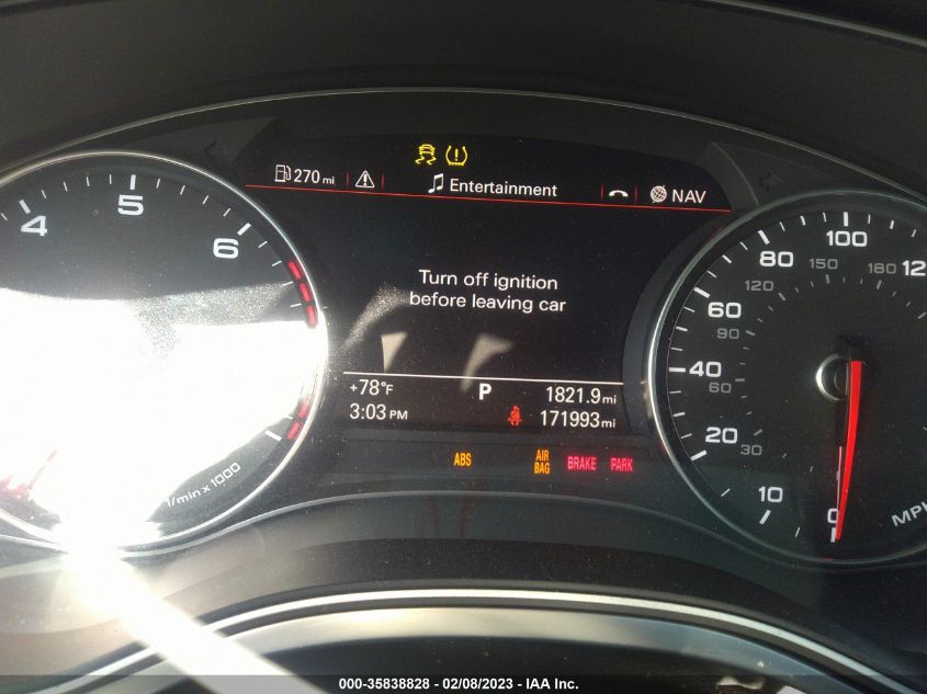 2013 AUDI A7 3.0 PREMIUM PLUS WAUYGAFC1DN008670