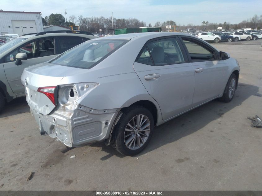 2014 TOYOTA COROLLA L/LE/S/S PLUS/LE PLUS - 2T1BURHE1EC051375