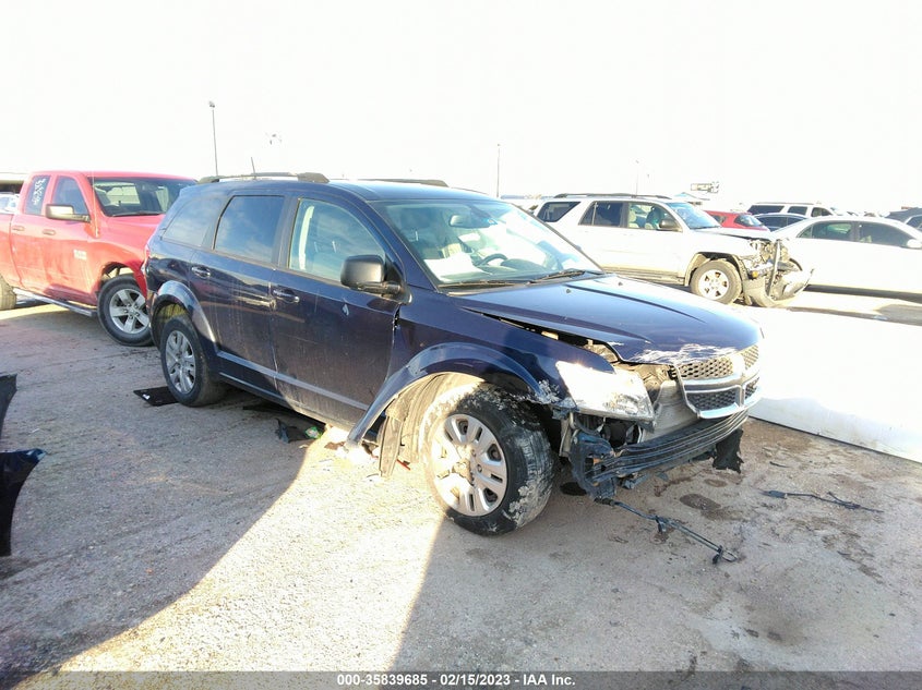 VIN 3C4PDCAB0JT474278 2018 DODGE JOURNEY SE