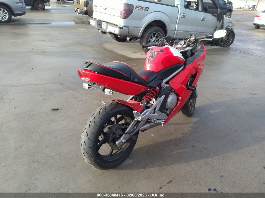 2007 KAWASAKI EX650 A JKAEXEA127A022425