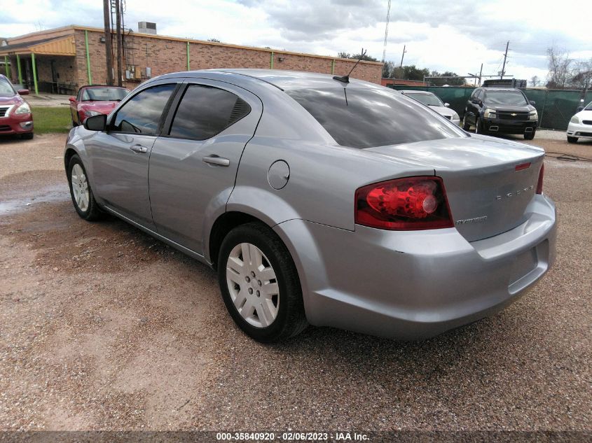 2014 DODGE AVENGER SE 1C3CDZAB1EN126467