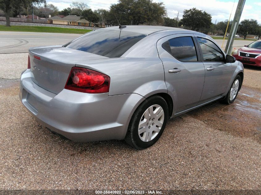 2014 DODGE AVENGER SE 1C3CDZAB1EN126467