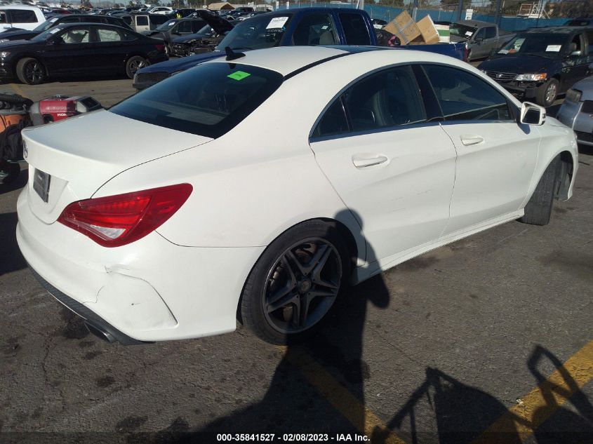 2014 MERCEDES-BENZ CLA-CLASS CLA 250 - WDDSJ4EB3EN052326