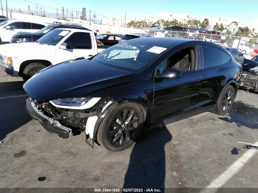 VIN 7SAXCAE58NF345899 2022 TESLA MODEL X