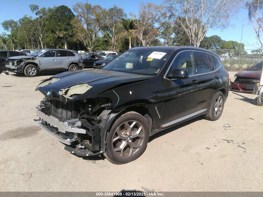 VIN 5UXTY3C00M9F38008 2021 BMW X3 SDRIVE30I