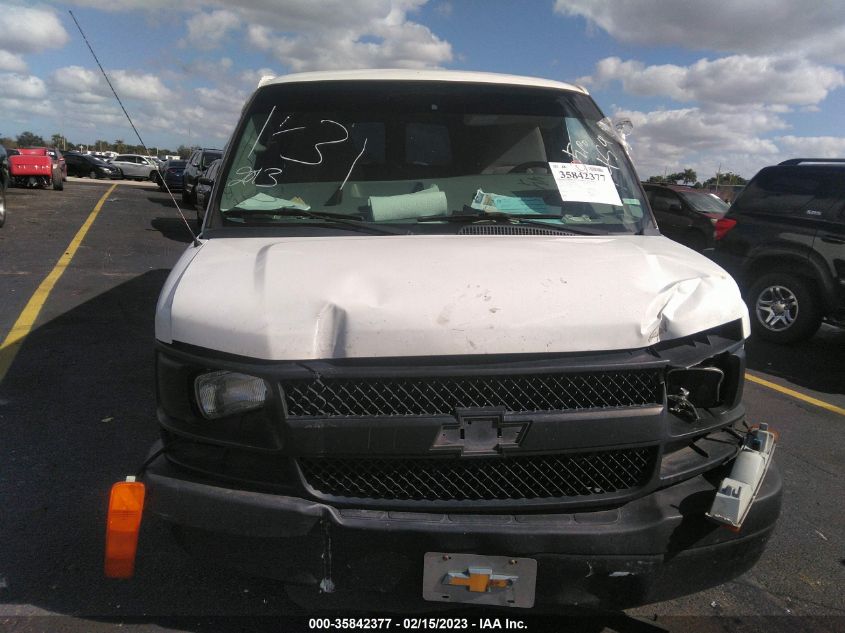 2013 CHEVROLET EXPRESS 2500 WORK VAN 1GCWGGBA8D1169459