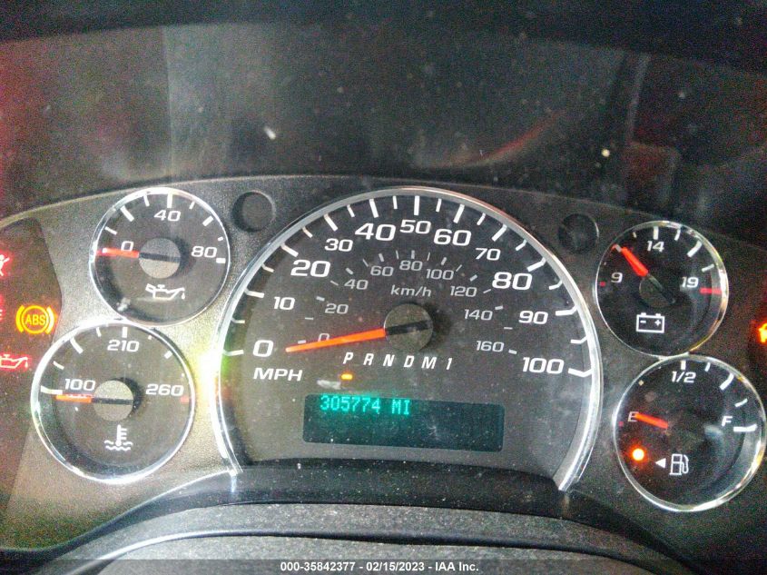 2013 CHEVROLET EXPRESS 2500 WORK VAN 1GCWGGBA8D1169459