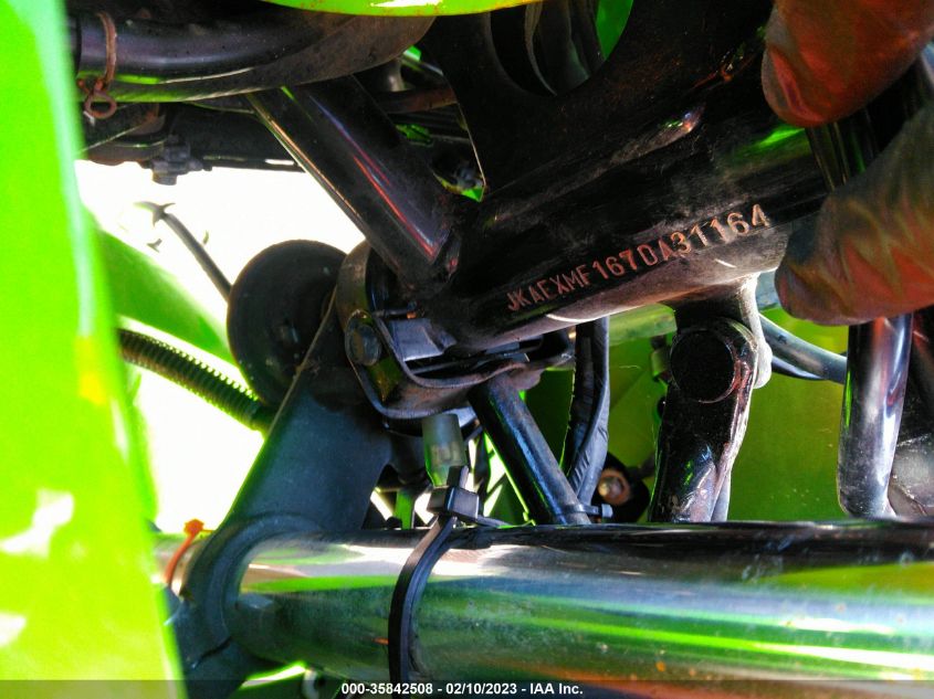 2007 KAWASAKI EX250 F JKAEXMF167DA31164