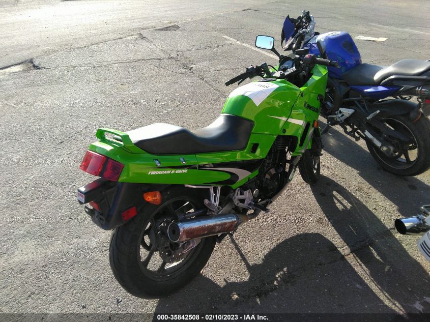 2007 KAWASAKI EX250 F JKAEXMF167DA31164