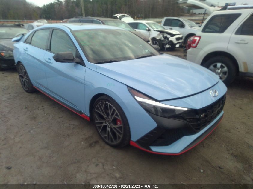 2022 HYUNDAI ELANTRA N - KMHLW4AK6NU007338