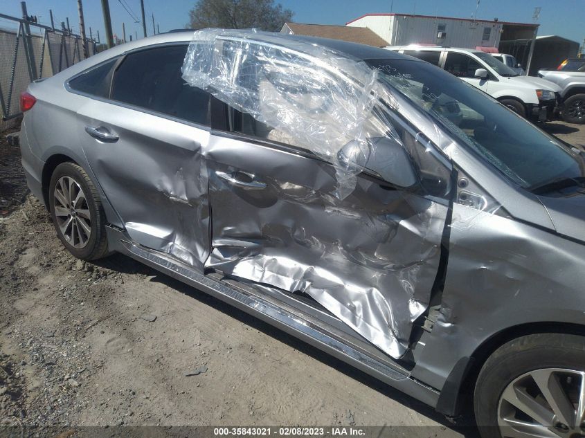 2015 HYUNDAI SONATA 2.4L SPORT - 5NPE34AF5FH181874