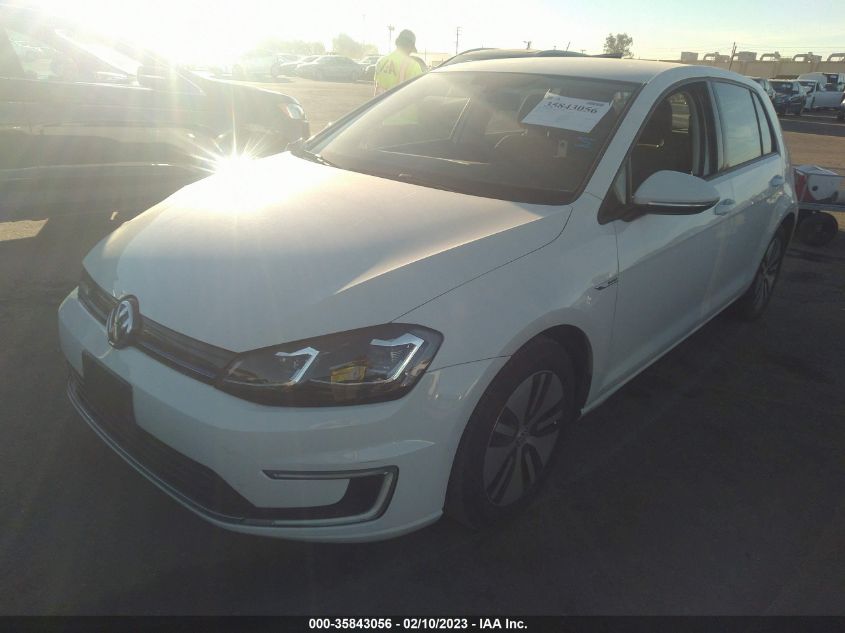 2016 VOLKSWAGEN E-GOLF SE WVWKP7AUXGW910681