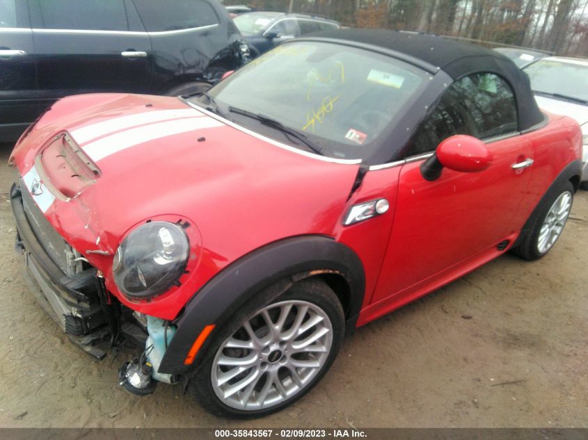 2014 MINI COOPER ROADSTER S WMWSY3C53ET594984