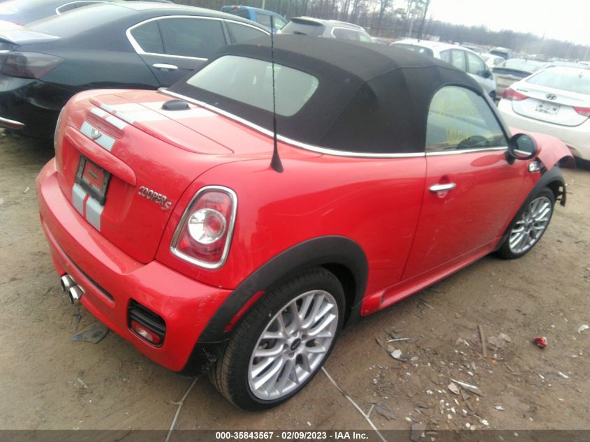2014 MINI COOPER ROADSTER S WMWSY3C53ET594984