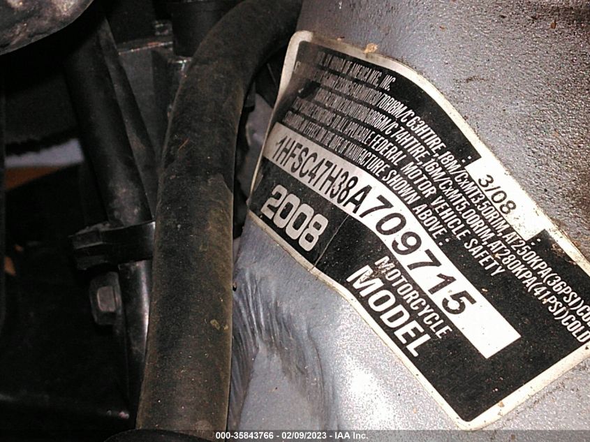 2008 HONDA GL1800 1HFSC47H38A709715