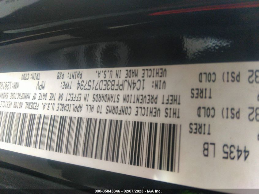 2014 JEEP PATRIOT LATITUDE - 1C4NJPFB3ED715794