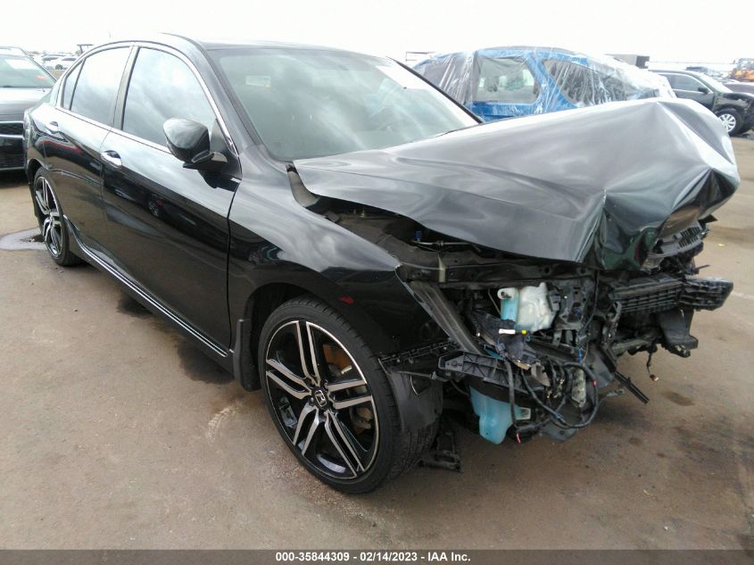 2016 HONDA ACCORD SEDAN SPORT - 1HGCR2F54GA074433