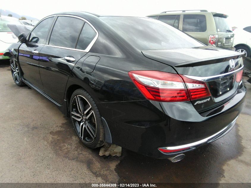 2016 HONDA ACCORD SEDAN SPORT - 1HGCR2F54GA074433