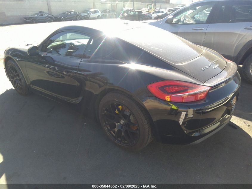 2014 PORSCHE CAYMAN WP0AA2A87EK173477