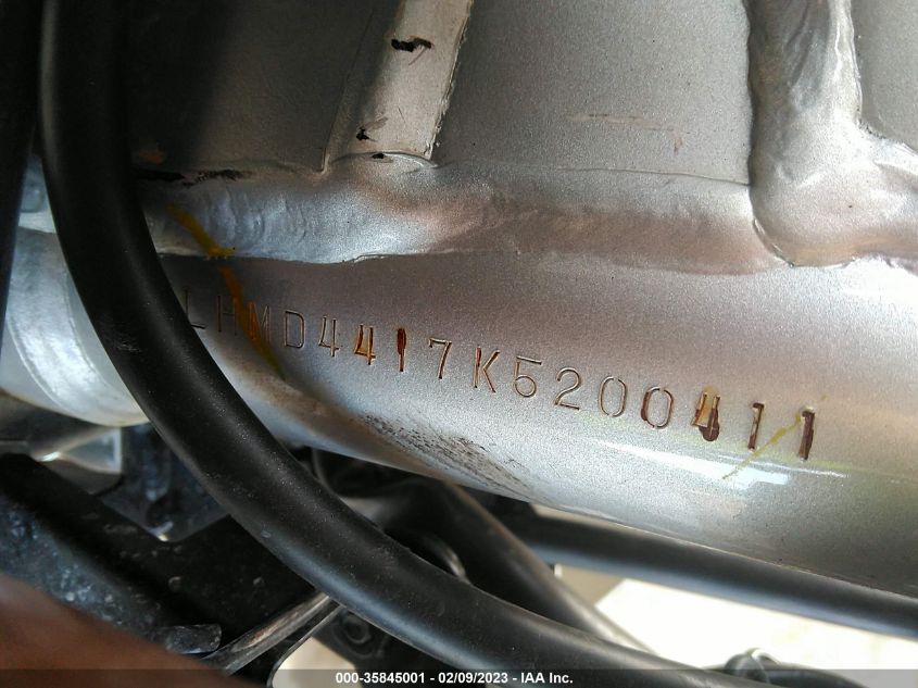 2019 HONDA CRF250 L MLHMD4417K5200411