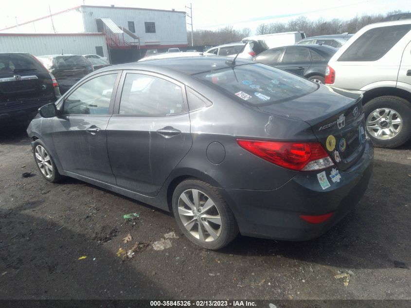 2013 HYUNDAI ACCENT GLS - KMHCU4AE1DU284896
