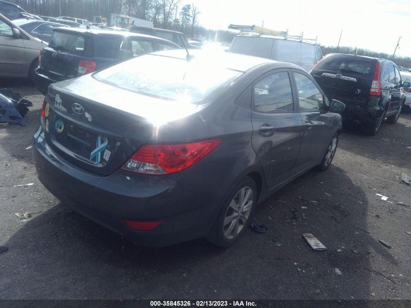 2013 HYUNDAI ACCENT GLS - KMHCU4AE1DU284896