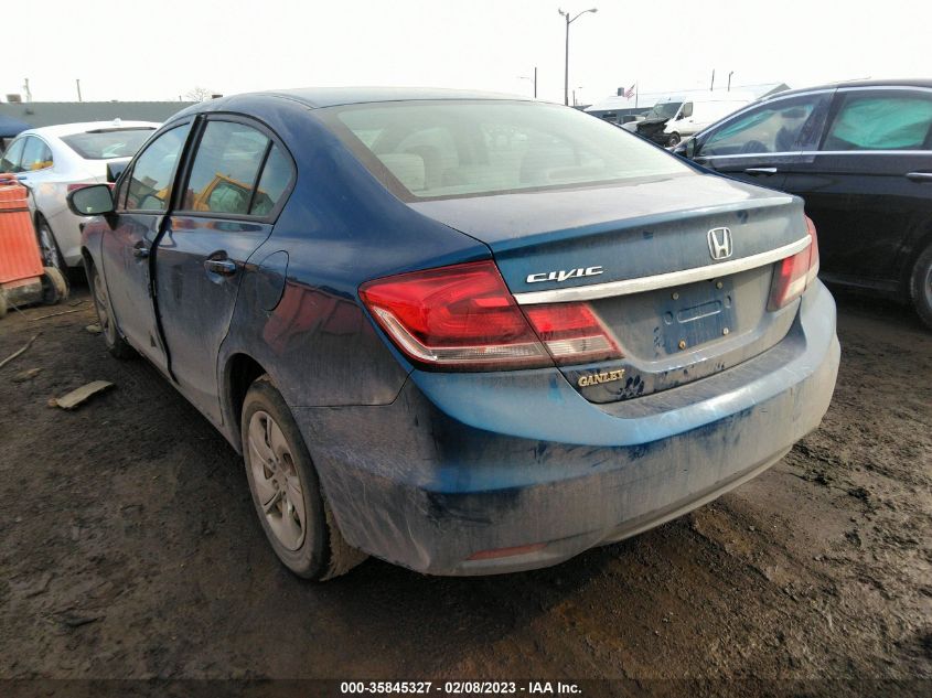 2015 HONDA CIVIC SEDAN LX - 19XFB2F53FE018236