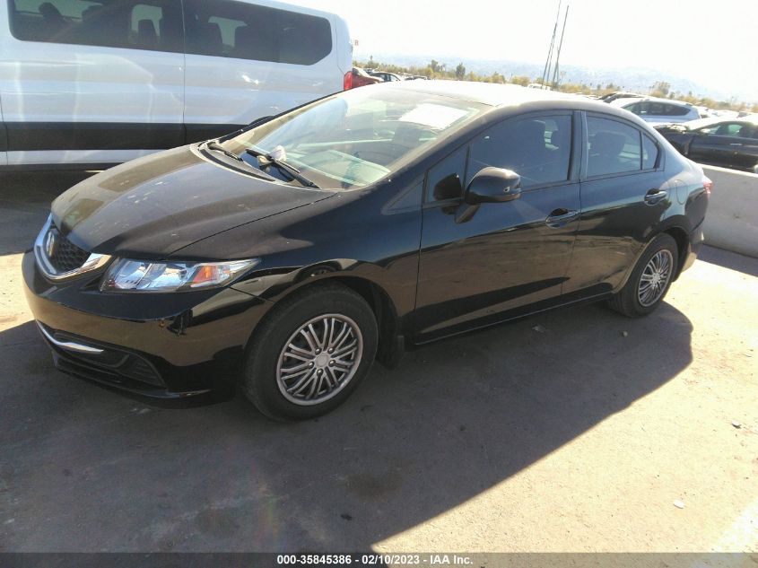 2013 HONDA CIVIC SDN LX 2HGFB2F53DH597389