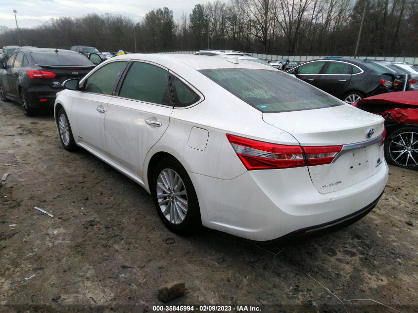 2014 TOYOTA AVALON HYBRID LIMITED/XLE TOURING 4T1BD1EB8EU020442