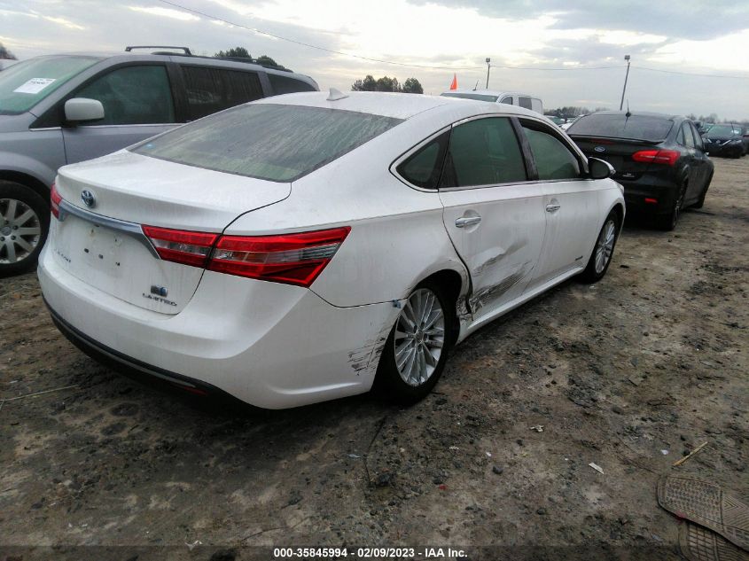2014 TOYOTA AVALON HYBRID LIMITED/XLE TOURING 4T1BD1EB8EU020442
