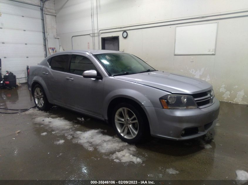 2013 DODGE AVENGER SXT - 1C3CDZCB3DN719016