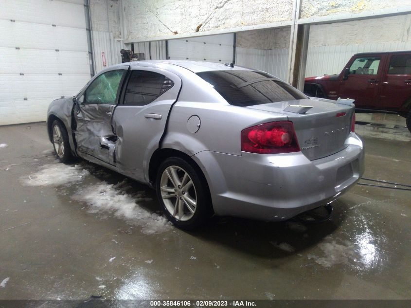 2013 DODGE AVENGER SXT - 1C3CDZCB3DN719016