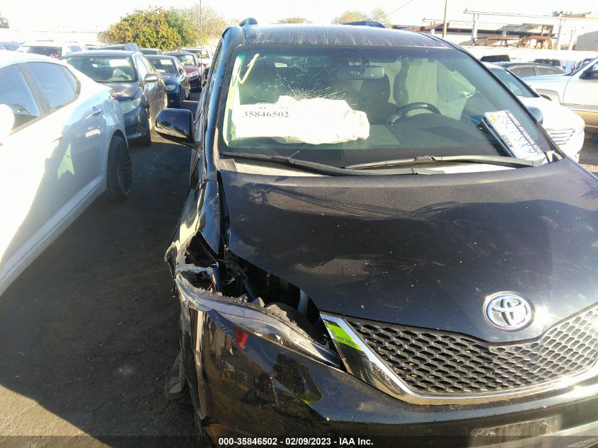 2013 TOYOTA SIENNA SE - 5TDXK3DC0DS284229