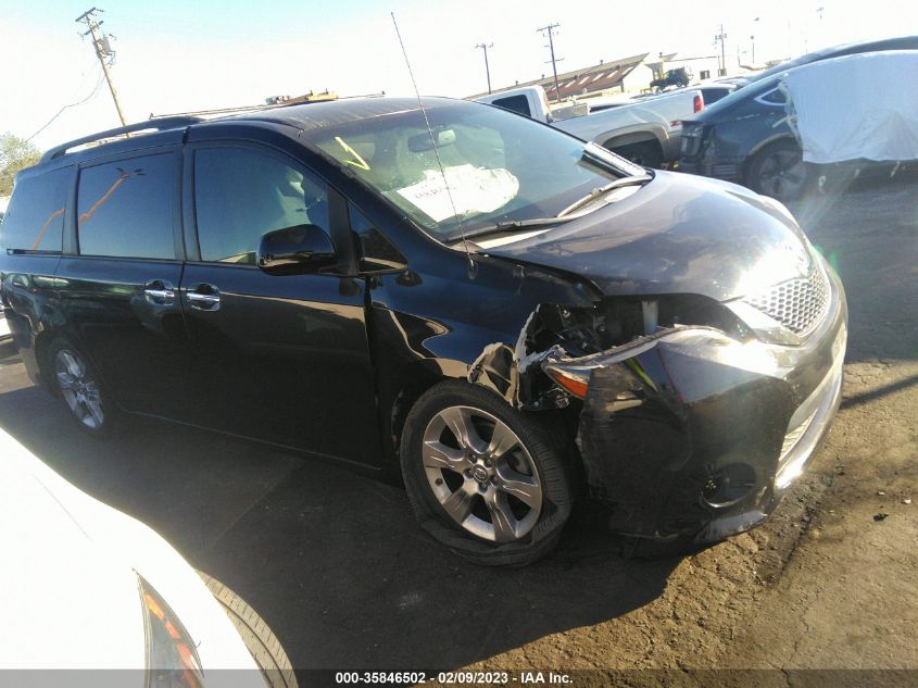 2013 TOYOTA SIENNA SE - 5TDXK3DC0DS284229