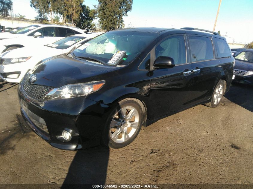 2013 TOYOTA SIENNA SE - 5TDXK3DC0DS284229