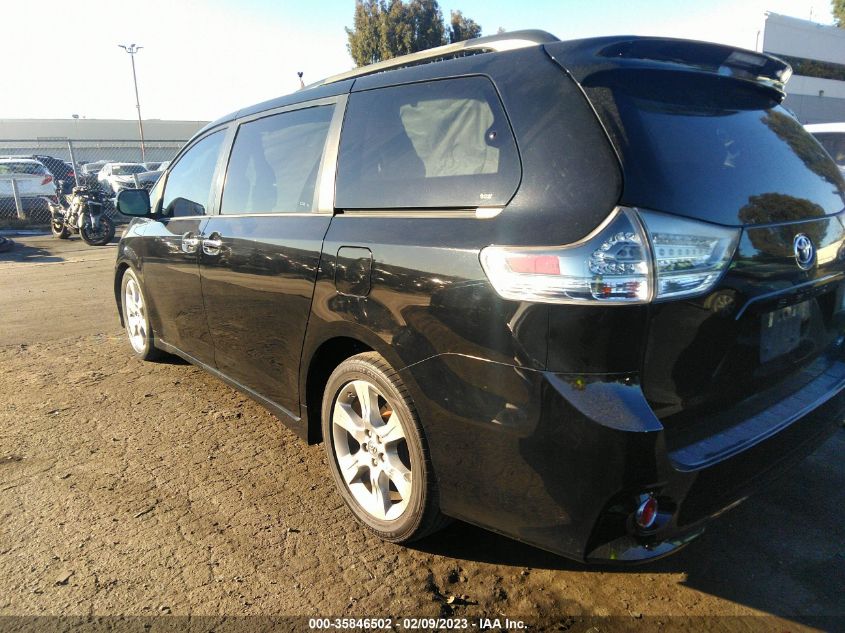 2013 TOYOTA SIENNA SE - 5TDXK3DC0DS284229