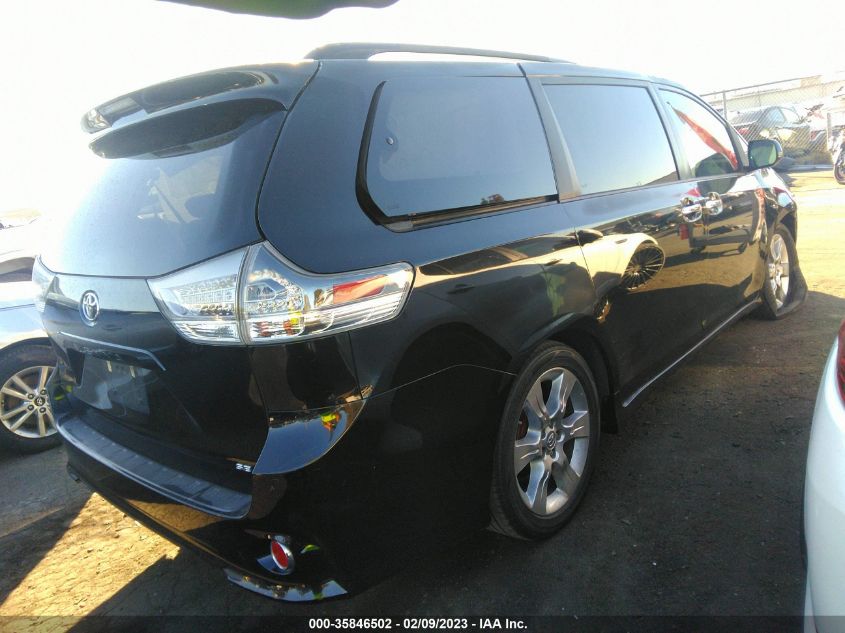 2013 TOYOTA SIENNA SE - 5TDXK3DC0DS284229