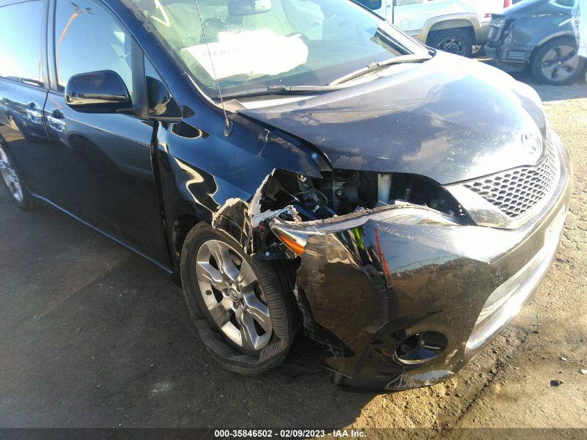 2013 TOYOTA SIENNA SE - 5TDXK3DC0DS284229